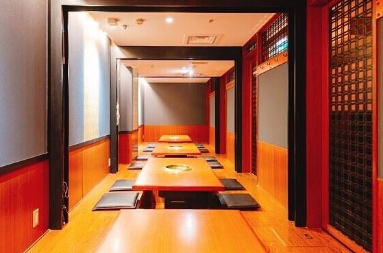 84席の広々とした店内