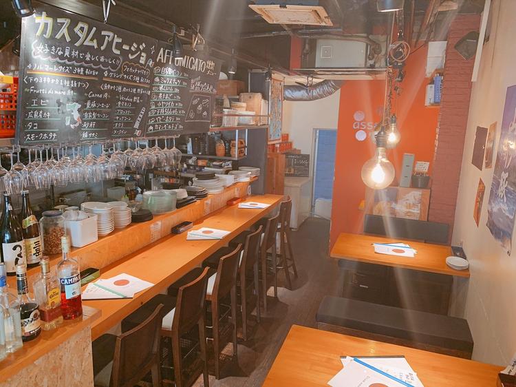 人気エリア靭公園にあるasse+肥後橋店