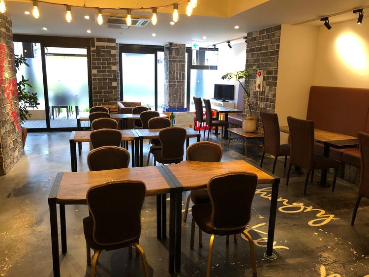店舗奥にあるエリア