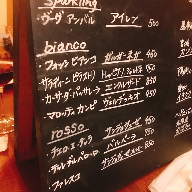 グラスワイン(チッチョ)