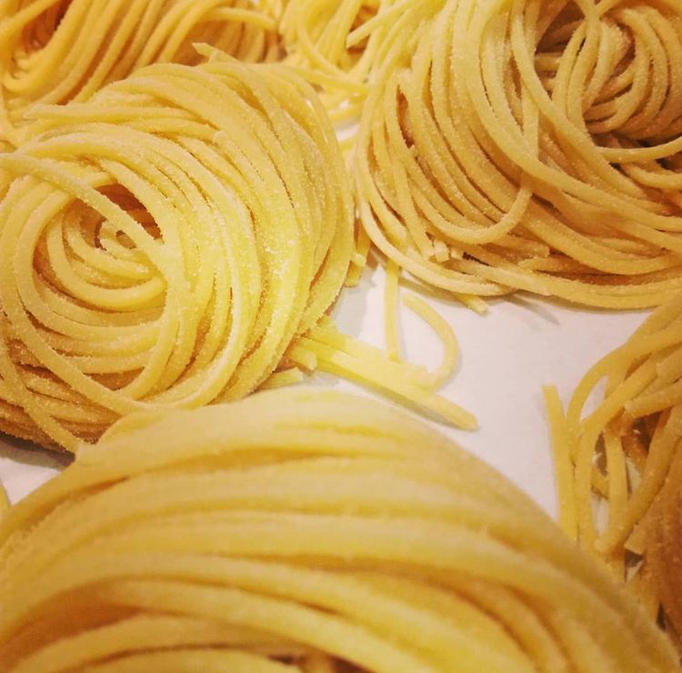 シェフ自家製手打ちパスタが美味しい