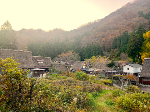 五箇山・相倉集落の景色