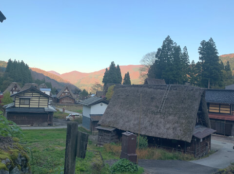 五箇山・菅沼集落の景色