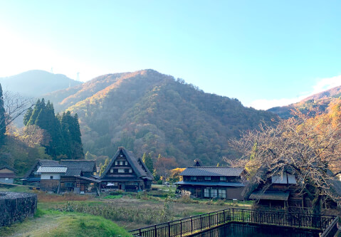 五箇山・菅沼集落の景色