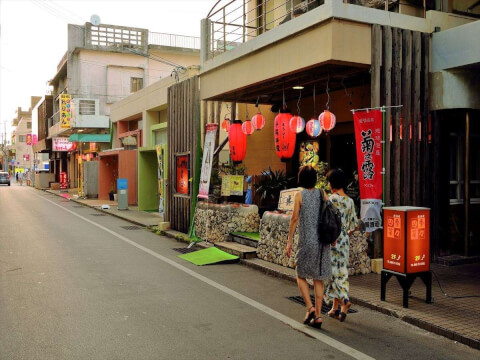 宮古島の商店街