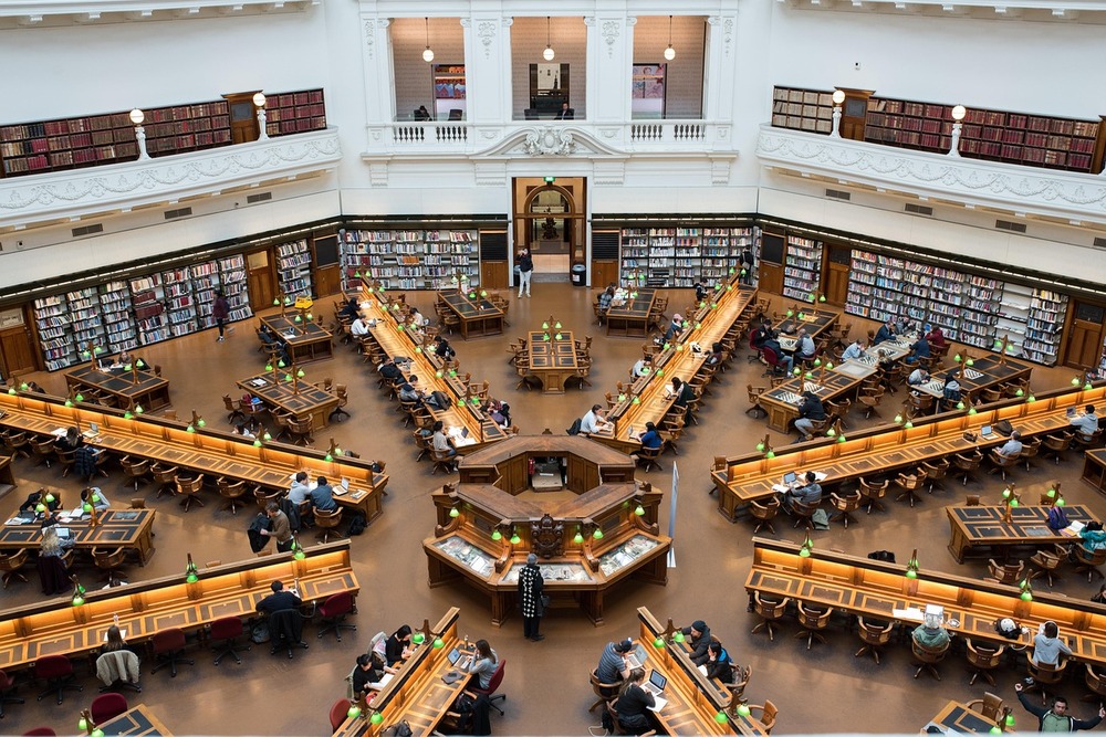 メルボルン‐ビクトリア州立図書館