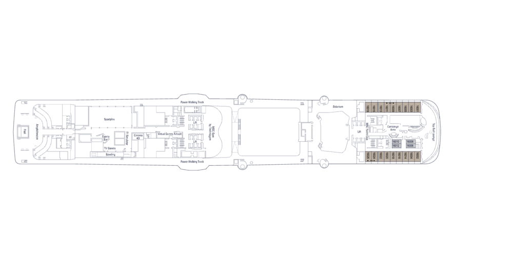 MSCベリッシマ-デッキ16