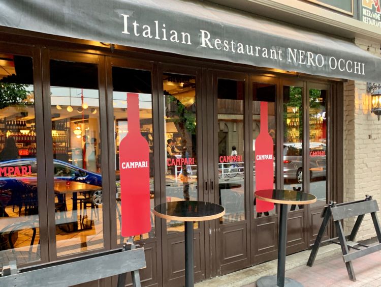 銀座コリドー街の人気店がCAMPARIにジャックされた!?