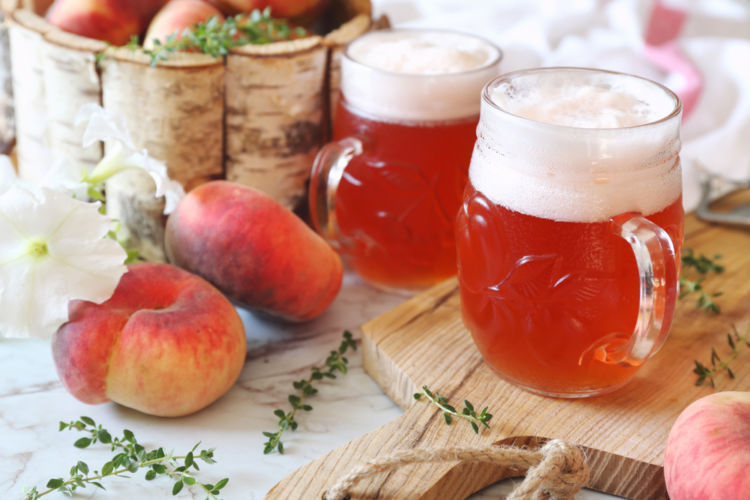 ピーチ風味のビールが人気急上昇中!