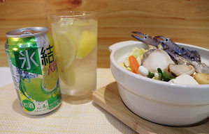 爽やかなレモンサワーはお鍋との相性が抜群!