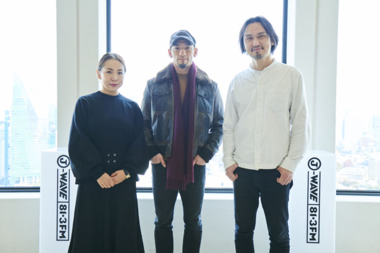 左から永山祐子氏(建築家)、中田英寿氏(元サッカー日本代表)、生江史伸氏(シェフ)