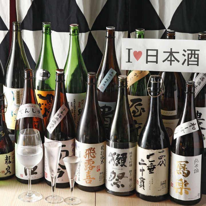 新橋で、47都道府県の日本酒が時間無制限飲み放題!