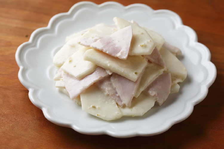 柚子胡椒でオトナ好みのおつまみサラダに かぶとハムの柚子胡椒マヨサラダ