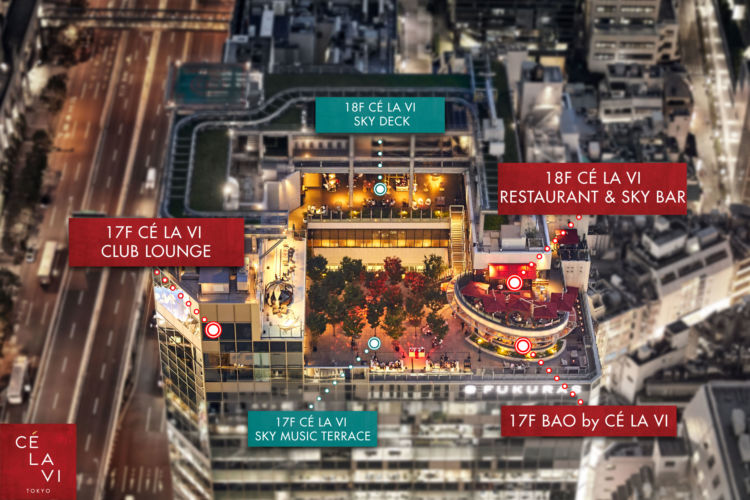 CÉ LA VI TOKYO 店舗情報