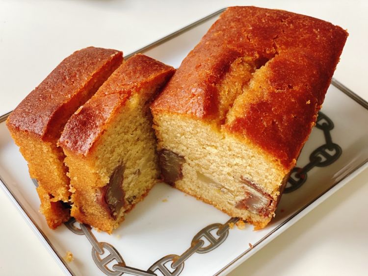 栗焼酎と笠間栗パウンドケーキをマリアージュ
