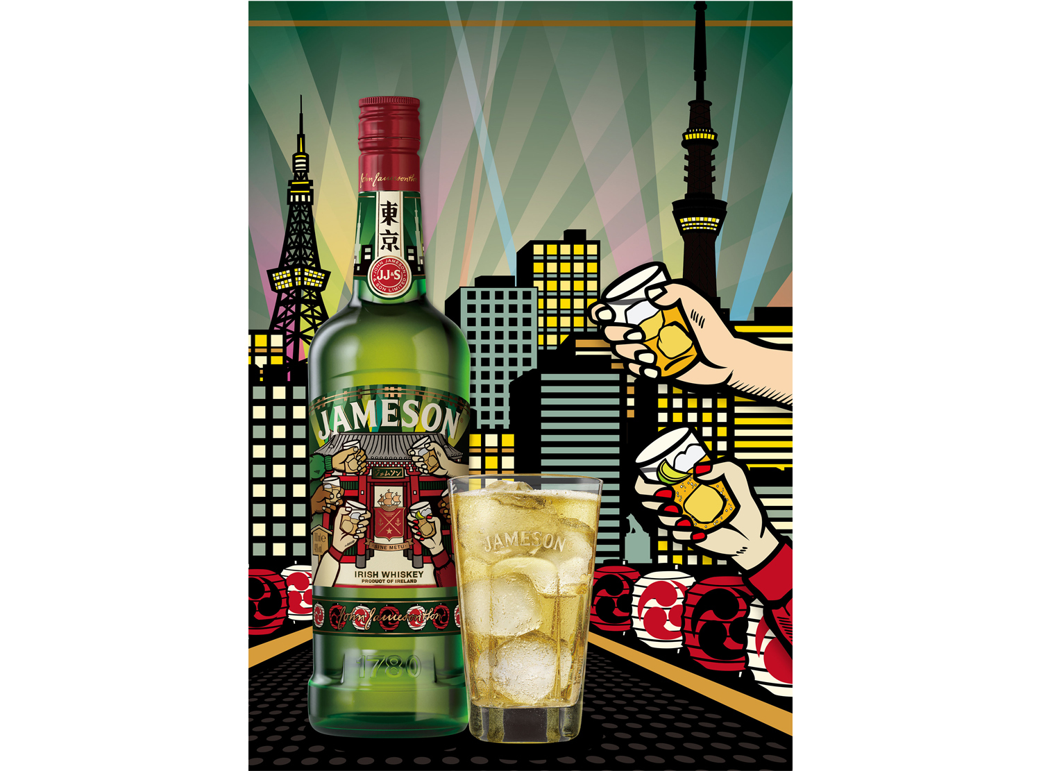 アイリッシュウイスキー「ジェムソン」から、日本限定ボトル第2弾『ジェムソン 東京 リミテッド』発売!