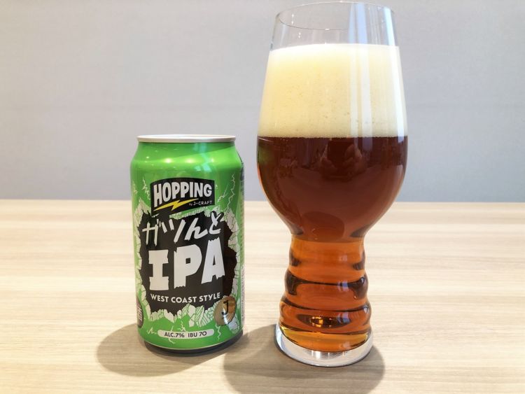 「J-CRAFT HOPPING ガツんとIPA」