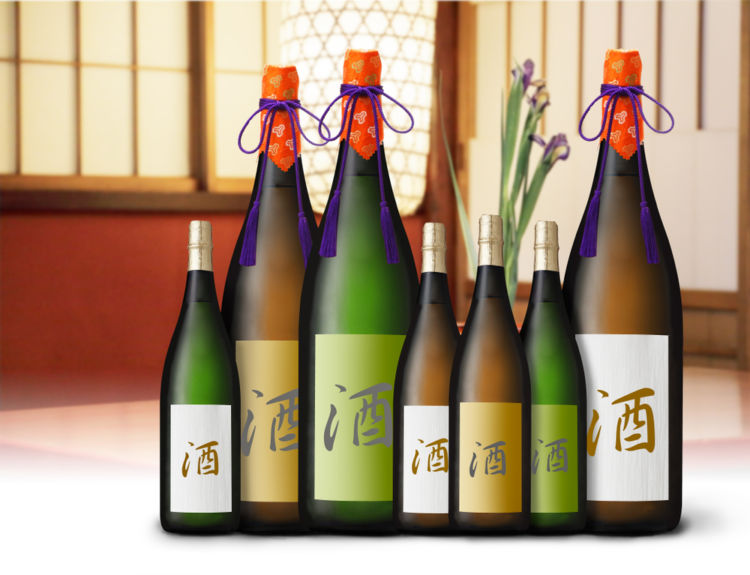 日本酒の四合瓶(4合瓶)に見る日本の酒文化