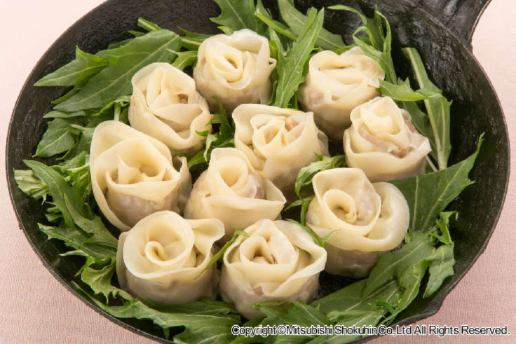美しすぎる! フォトジェニックな「薔薇餃子」