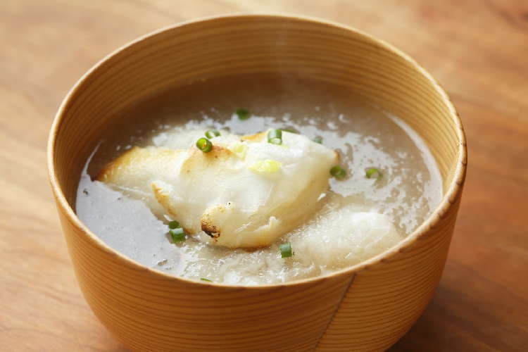寒い夜はあったかおつまみで 「柚子おろしの餡かけ焼き餅」