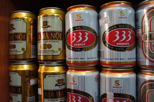 生春巻きにはこれ!「333(バーバーバー)」で乾杯!