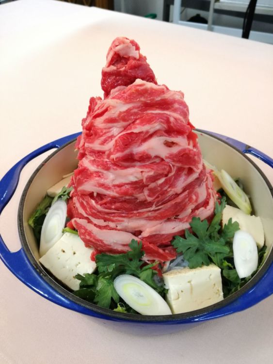 すき焼きタワー