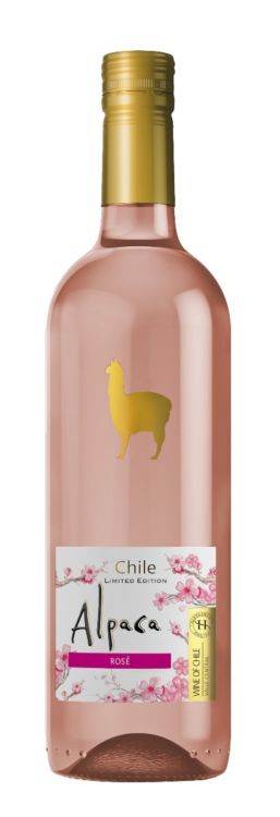 桜が描かれたスペシャルパッケージのロゼワイン