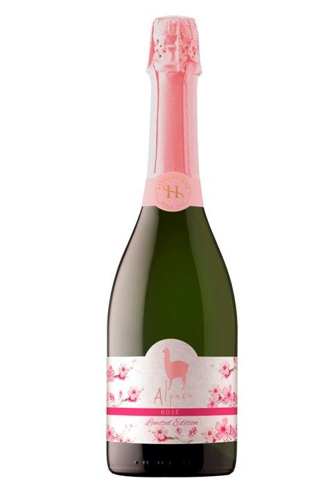 桜が描かれたスペシャルパッケージのロゼワイン