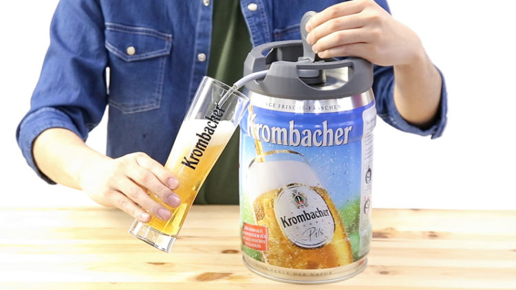 アウトドアでも本格的な樽生ビールを味わおう