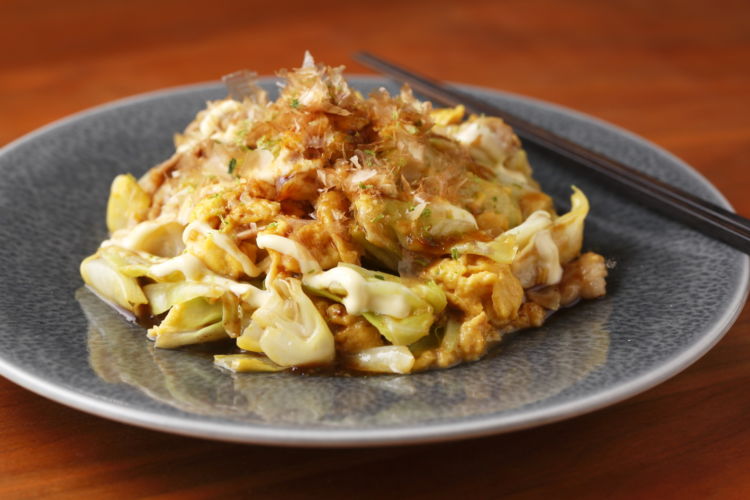 お好み焼きをもっと手軽に! 「お好み焼き風豚玉炒め」
