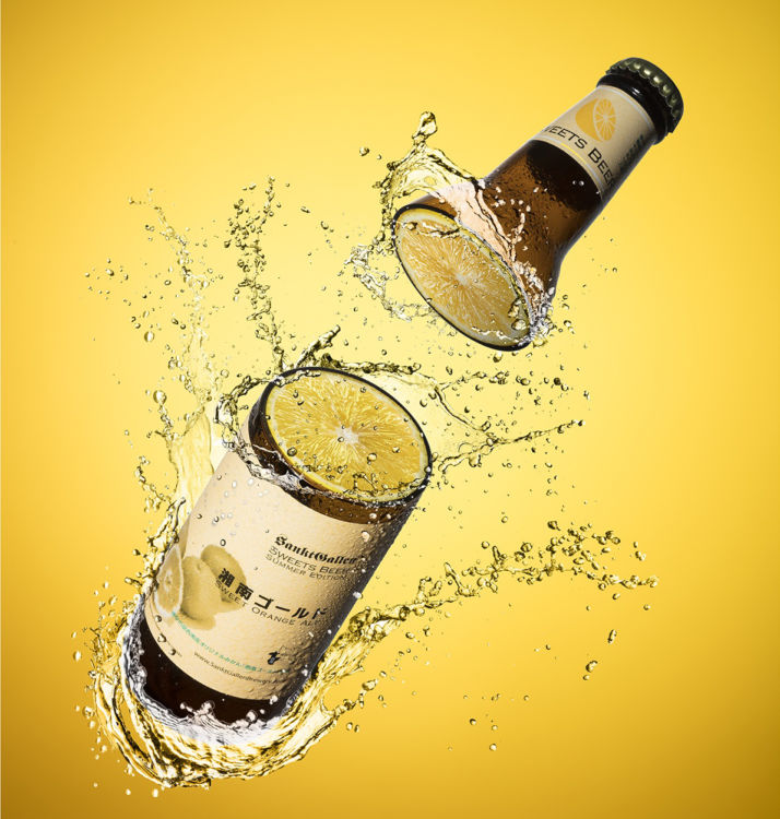オレンジ柑橘を麦芽量の30%使用する、春夏限定フルーツビール 「湘南ゴールド」