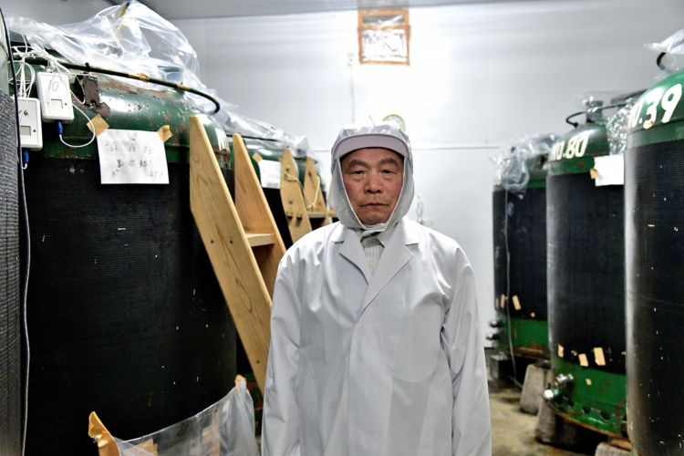案内していただいたのは、杜氏の菅原富男さん。
