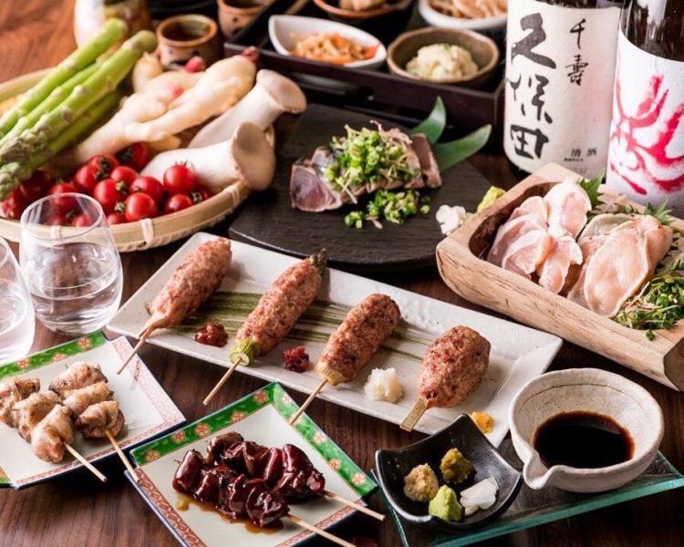 つなぎを一切使わない、朝ジメ国産銘柄鶏の生つくねも評判のお店