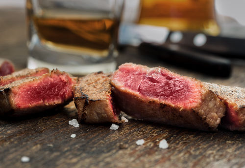 ウイスキーと好相性なステーキ肉