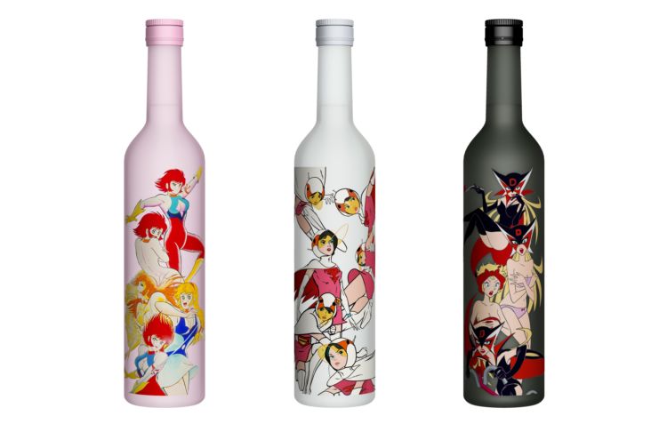 「美女キャラ日本酒」3種類が、「ウルトラJ」プロジェクトから新発売!