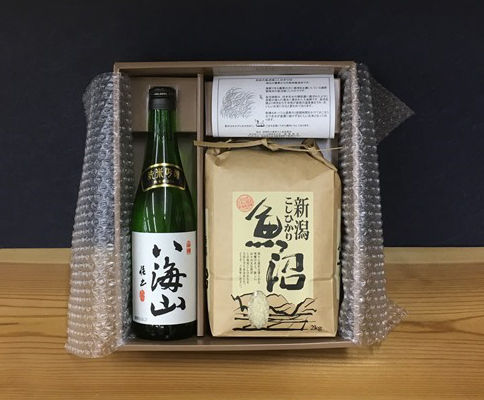 おいしいお米と名水で熟練職人が造る八海山の日本酒