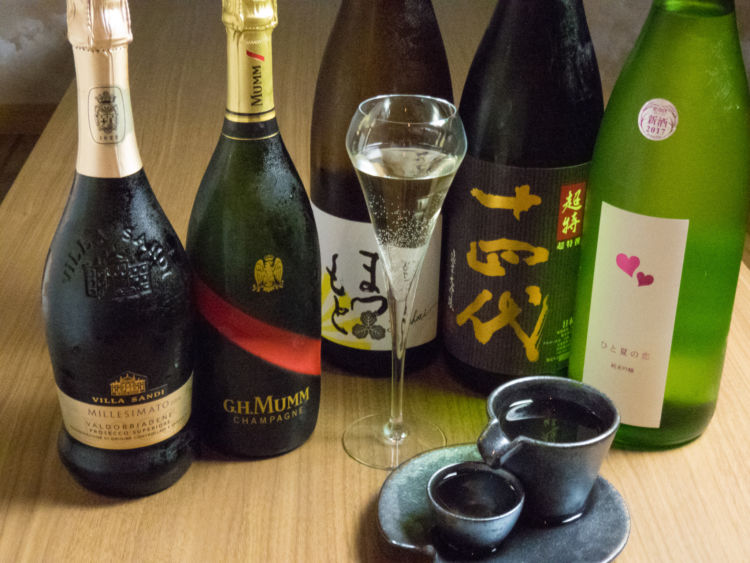 「大和屋三玄 白金台」でお寿司とシャンパンのマリアージュを贅沢にたのしむ!