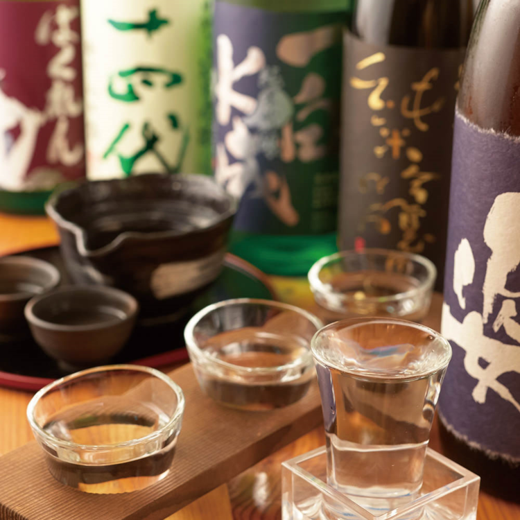 こだわりの地酒を豊富に品揃え