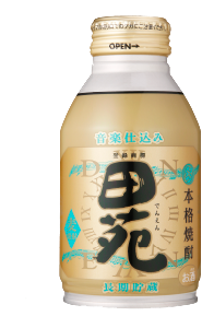 おすすめの缶入り焼酎3 田苑酒造「田苑 麦 金ラベル12度ボトル缶」
