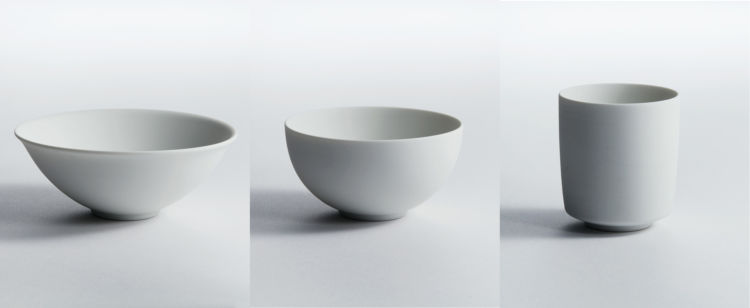 「TYPE DRY」「TYPE MILD」「TYPE RICH」の3種の酒器がセットに