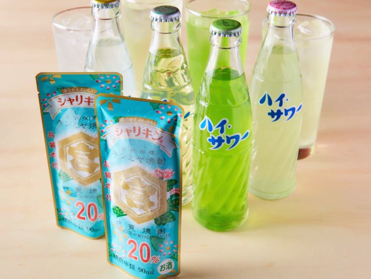 「京都 利休園 宇治抹茶割り」や「シャリキンハイサワー」も!