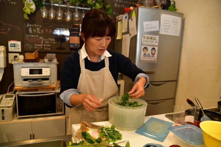 「このあたりは野菜の無人販売所も多くて、採れたて新鮮なものが手に入ります」。