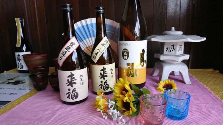 三百年、品質一本!花から採取された「花酵母」を使用した個性豊かな日本酒「来福」