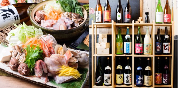 全国の日本酒が飲み放題で1,500円(税抜)! 海鮮創作料理も美味な「日本酒バル 蔵吉」