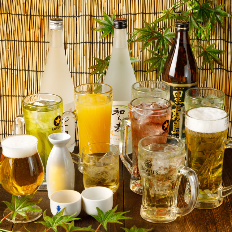 明日への活力に繋げてほしい! とお酒もリーズナブルな価格で提供