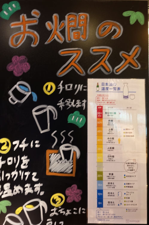 セルフでお燗をすることもできるのです!