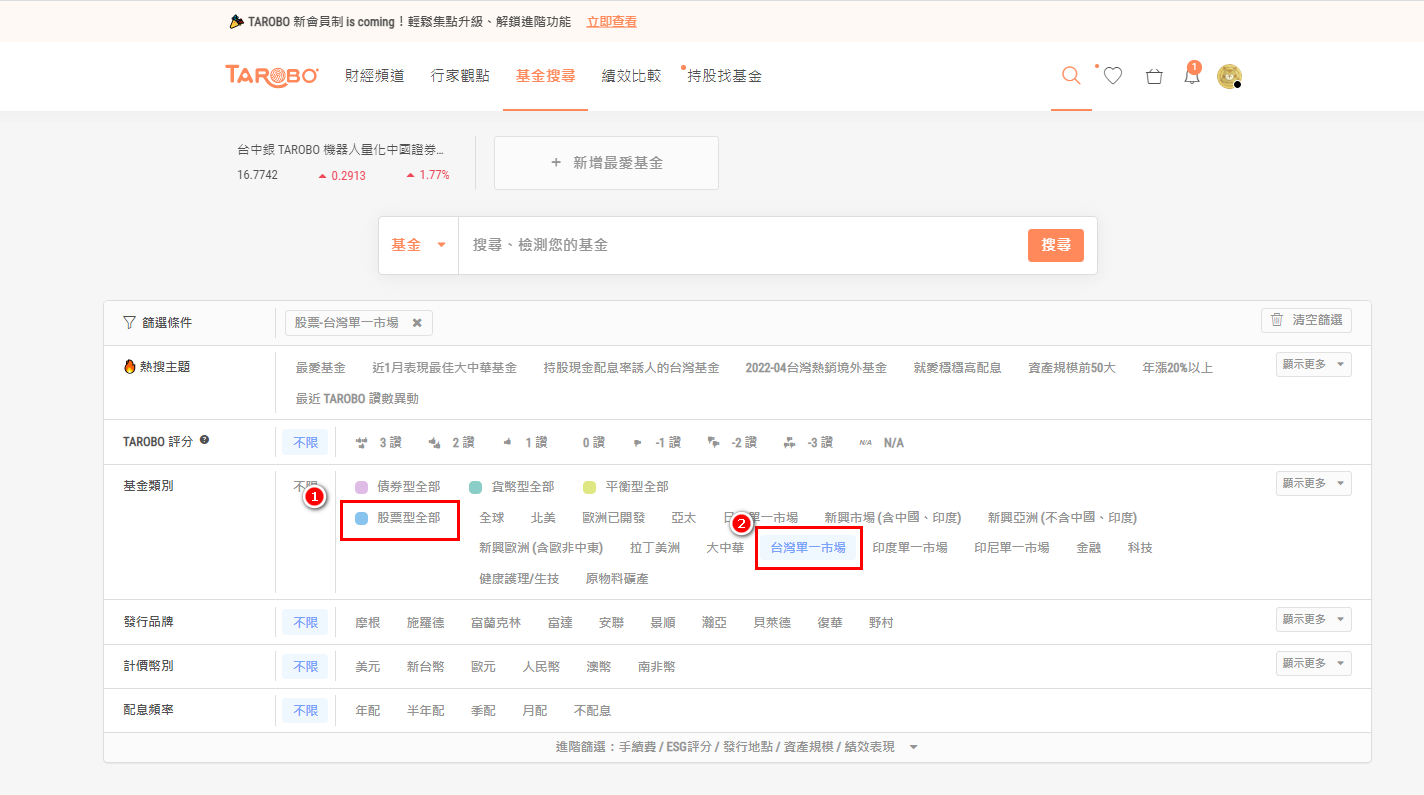 不畏大盤臉綠，四個技巧搭上投信作帳順風車！ - TAROBO 大拇哥投顧