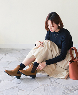 【楽天市場】ポインテッドトゥ ローヒール サイドゴアブーツ 　アウトレットシューズ outletshoes