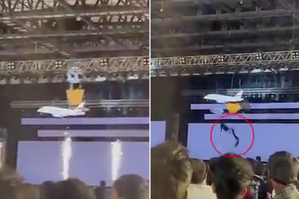Shocking video shows tech CEO plunge to his death during grand onstage