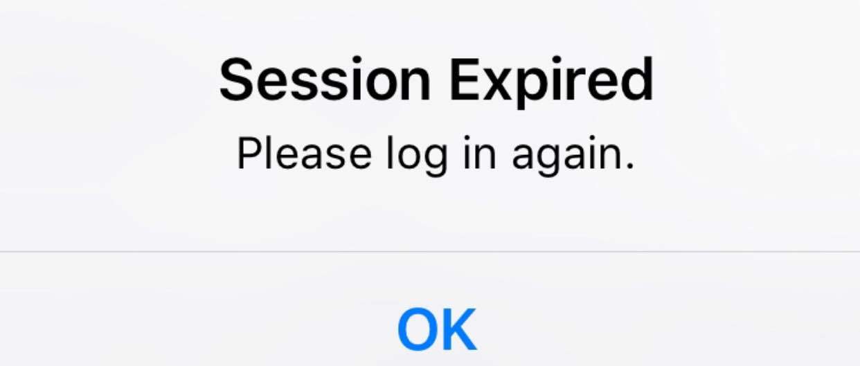 Facebook Session Expired